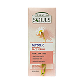 Essential Souls Glycolic Brightening Face Serum 30ml | Enriched with 2% Glycolic Acid & 2% Niacinamide | Gently Exfoliates, Brightens Skin, and Reduces Fine Lines | For All Skin Types"
